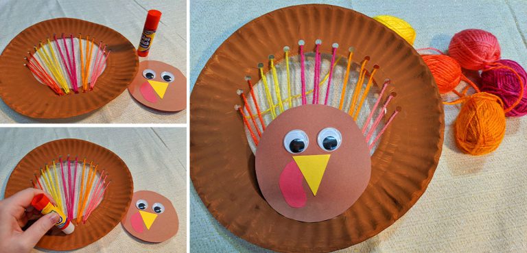 This Paper Plate Turkey Is The Perfect Kids Thanksgiving Craft | Unkrafty